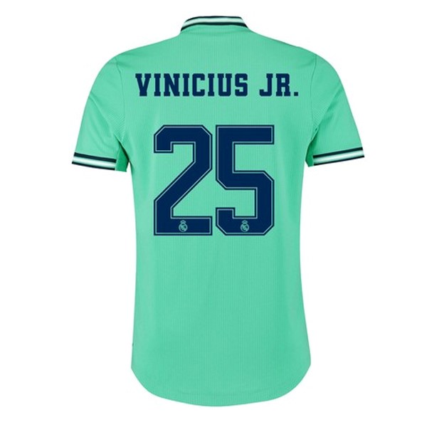 Camiseta Real Madrid NO.25 Vinicius JR. 3ª 2019-2020 Verde